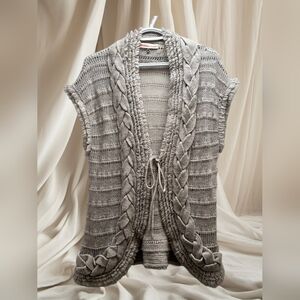 ⭐Final Sale Price⭐Rebecca Taylor Sleeveless Knit Open Cardigan L